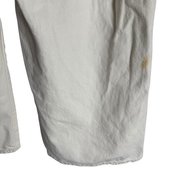 Wrangler Worldwide 661 White Wide Leg High Rise Denim Jeans Size 26 - Picture 14 of 16